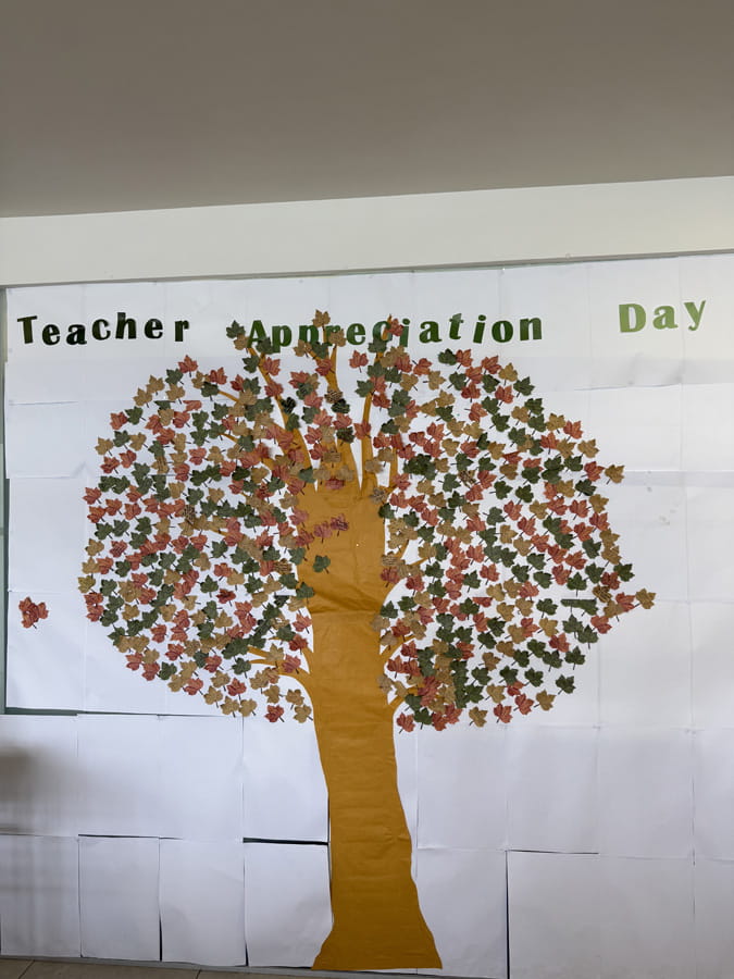Teacher Appreciation Day - A Tree of Gratitude - Carousel For News Detail