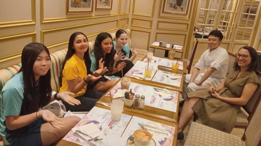 Language Immersion - BSKL students visit French bakery - french bakery visit
