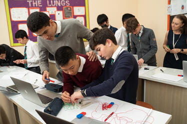 Стандарты обучения в премиум-школе BST в Ташкенте - Visual Time Line Tabs