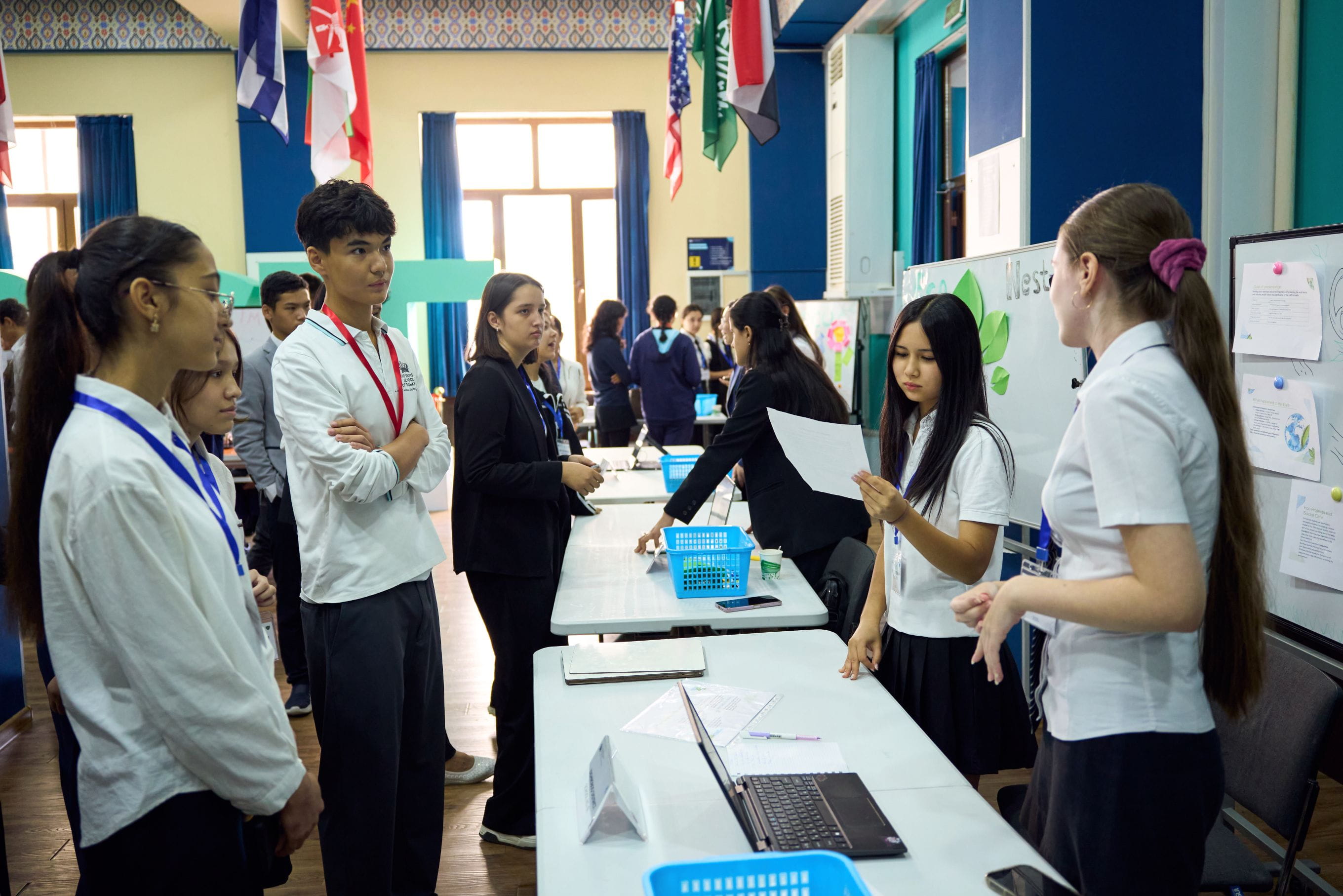 Participants discussing environmental sustainability during The Eco Forum at BST