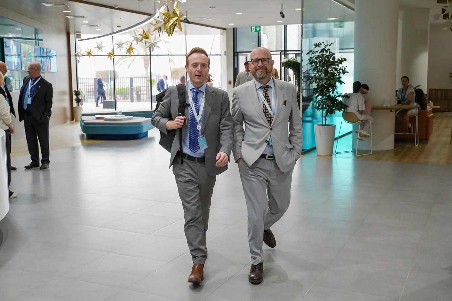 Mr Alex and Mr Dillon at the conference