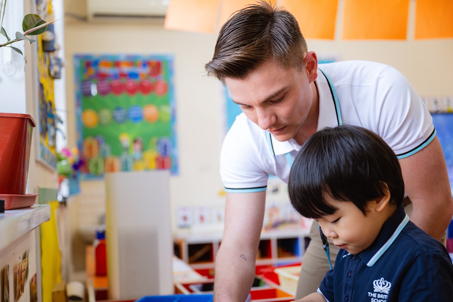 Early Years child with teacher