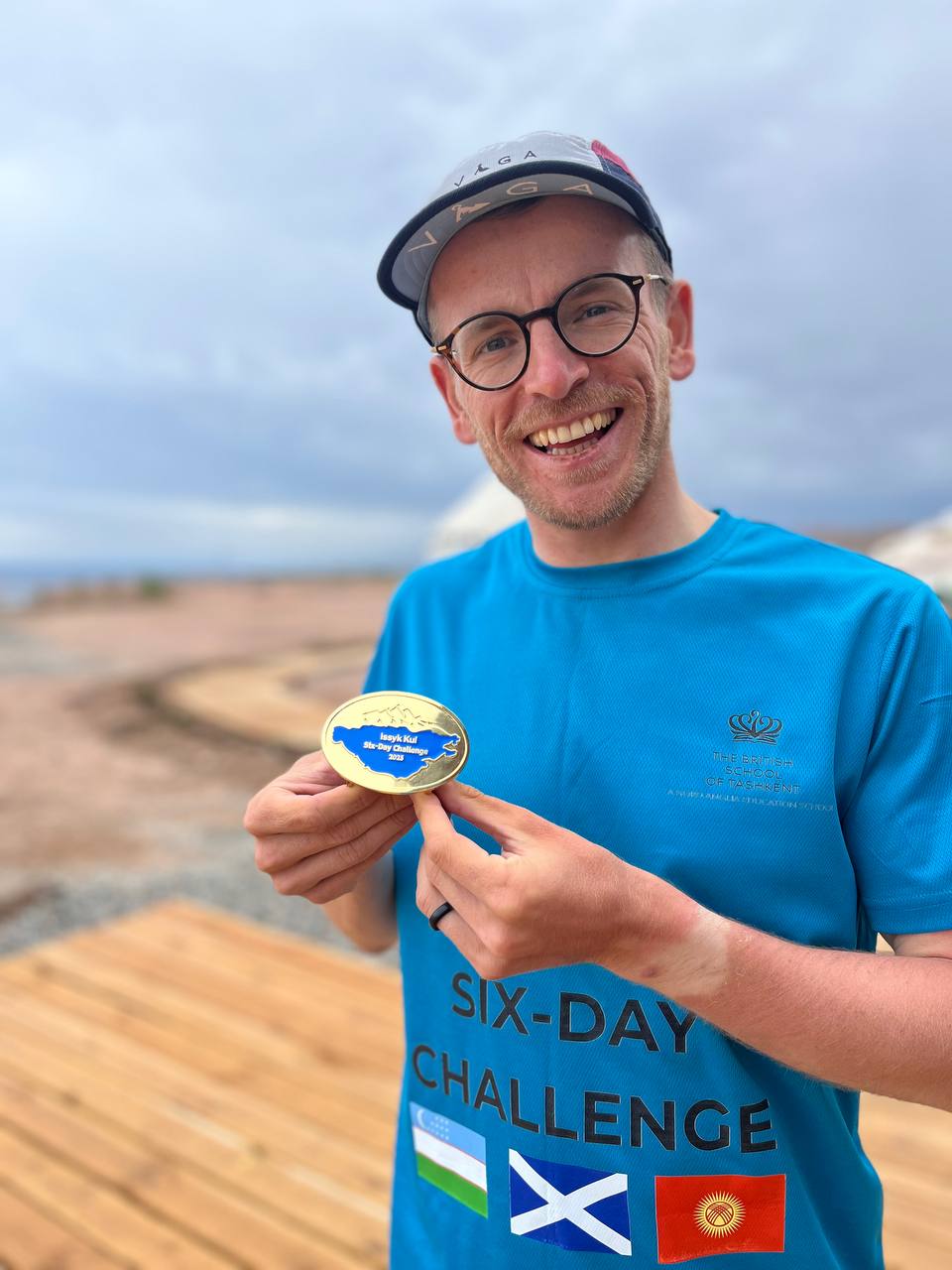 Mr Michael Conquers the World’s Longest Six-Day Race | News | The British School of Tashkent - Mr Michael conquers longest six day race