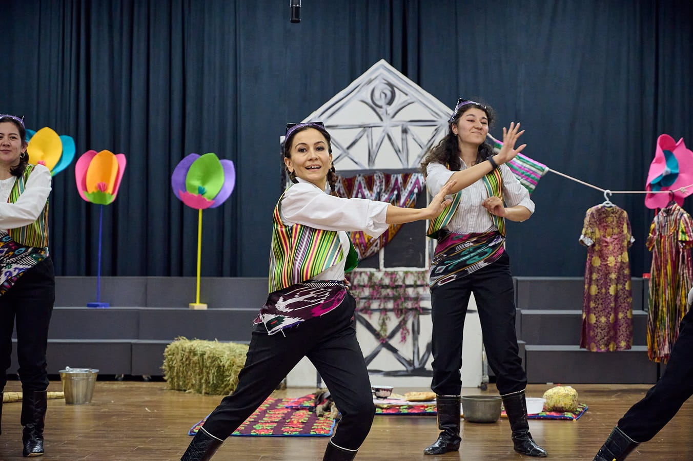 Uzbek dancing at The British School of Tashkent