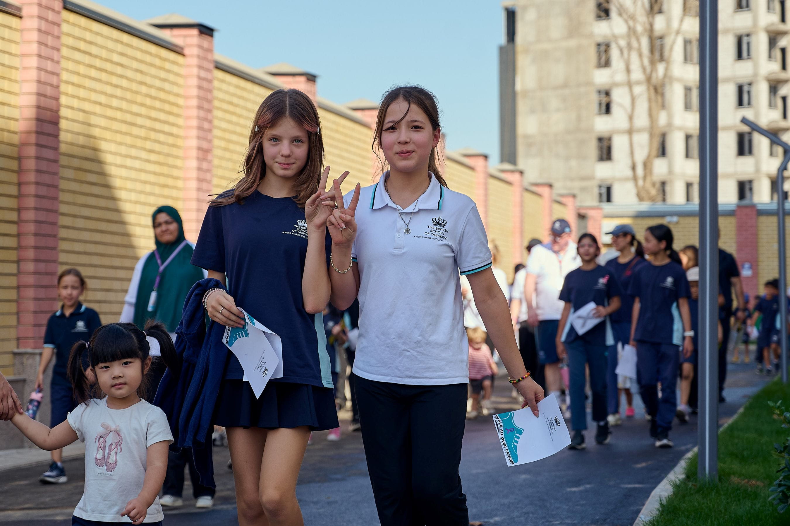 Students take part in Walk All Over Cancer