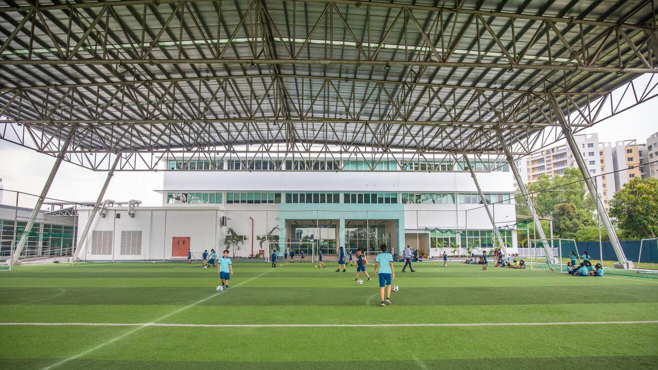 BSY Yangon Campus | British School Yangon -Level 2 Page Header With Key Facts-Football Pitch