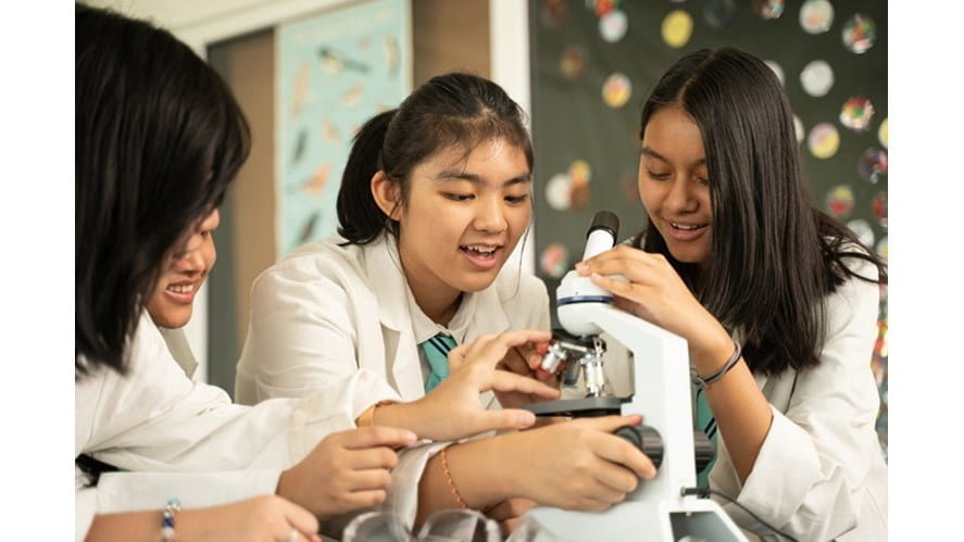 students working together