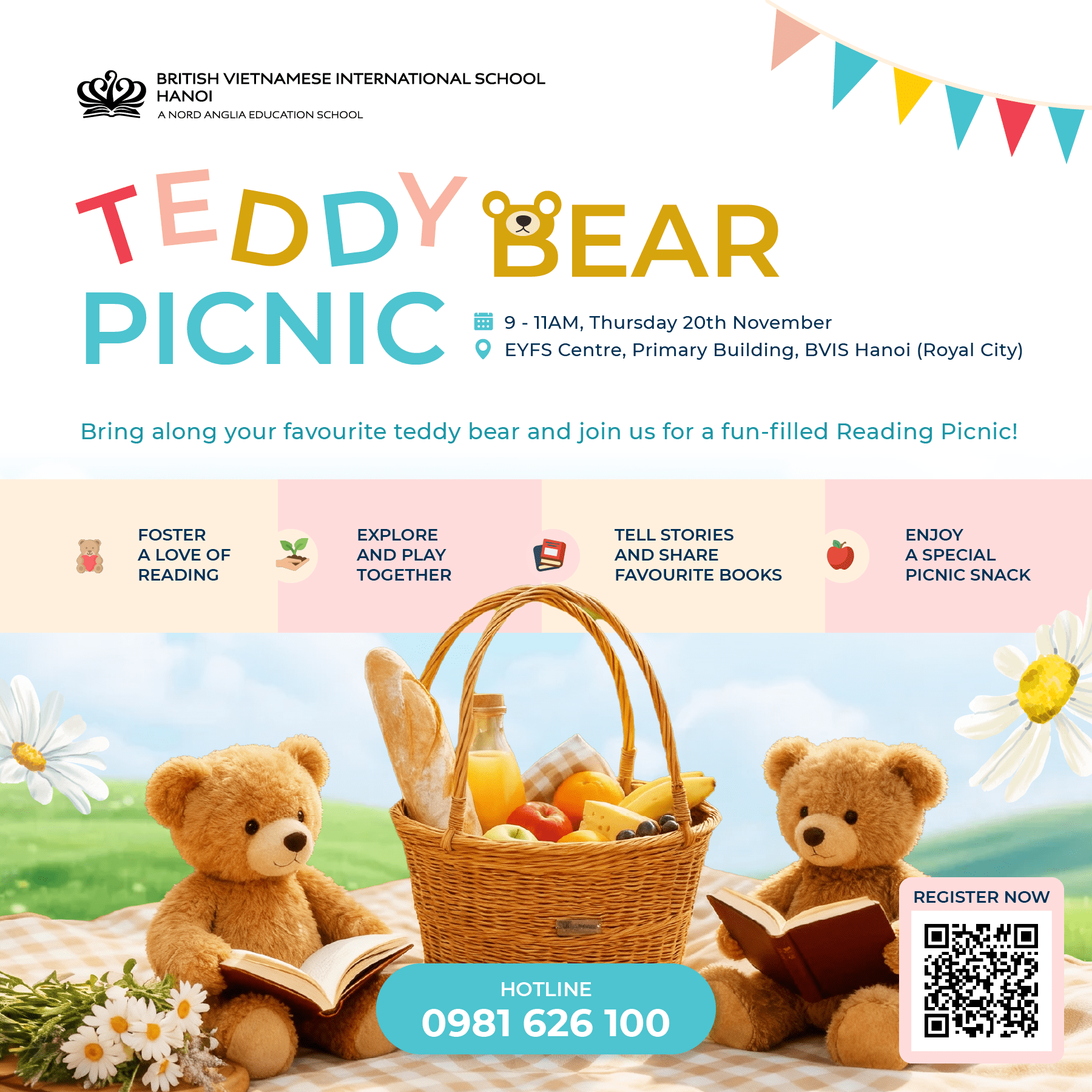 British Vietnamese International School - BVIS Hanoi | Nord Anglia - Image-50-50 EYFS Open Day Teddy Bear Picnic