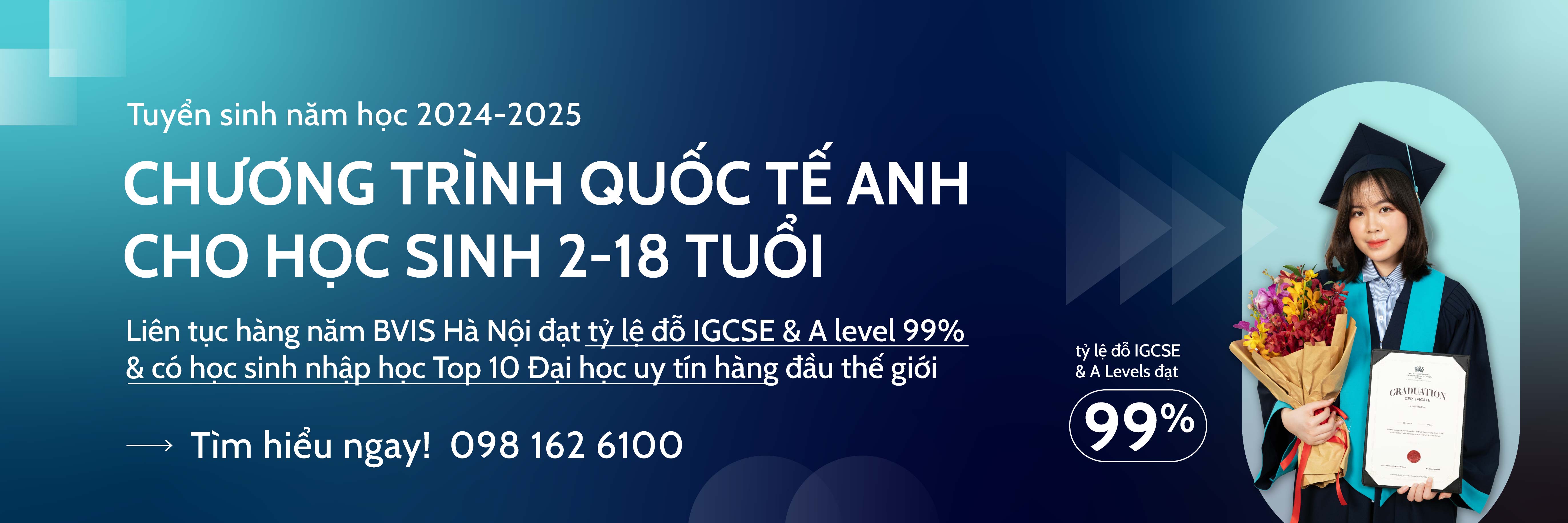 BVIS Hà Nội, Trường quốc tế đa cấp anh việt hoàng gia (bvis) - Content Page Header