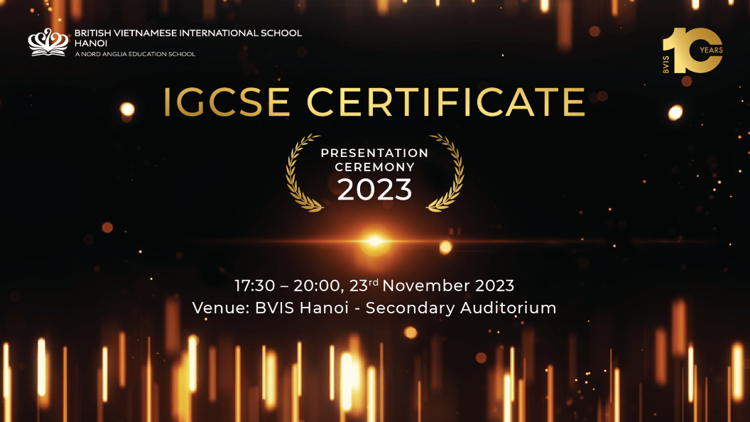 Weekly Updates on 17/11/2023 | BVIS Hanoi - Weekly Updates on 17-11-2023