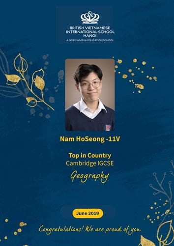 10 Outstanding BVIS Graduates | BVIS Hanoi - 10 Outstanding BVIS Graduates