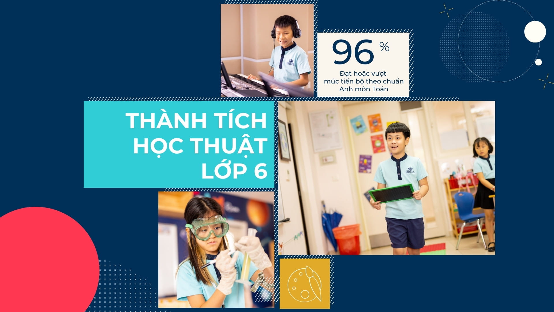 Khối 6 Bứt Phá: 96% Môn Toán, 85% Môn Tiếng Anh Vượt Chuẩn Đánh Giá Anh Quốc - Year 6 Breakthrough Exceed UK Benchmarks
