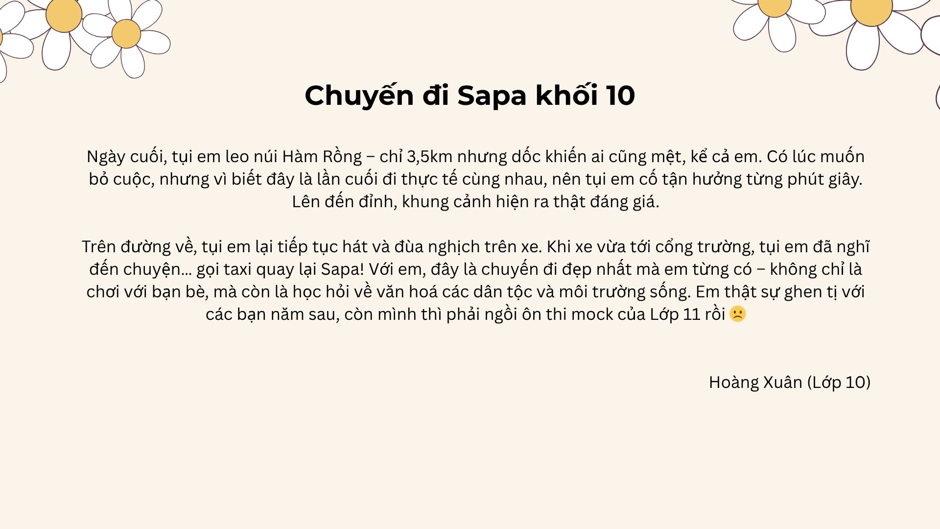 Thành Tích & Hoạt Động Học Sinh (16/06 - 20/06/2025) - Weekly Updates 20-06-25