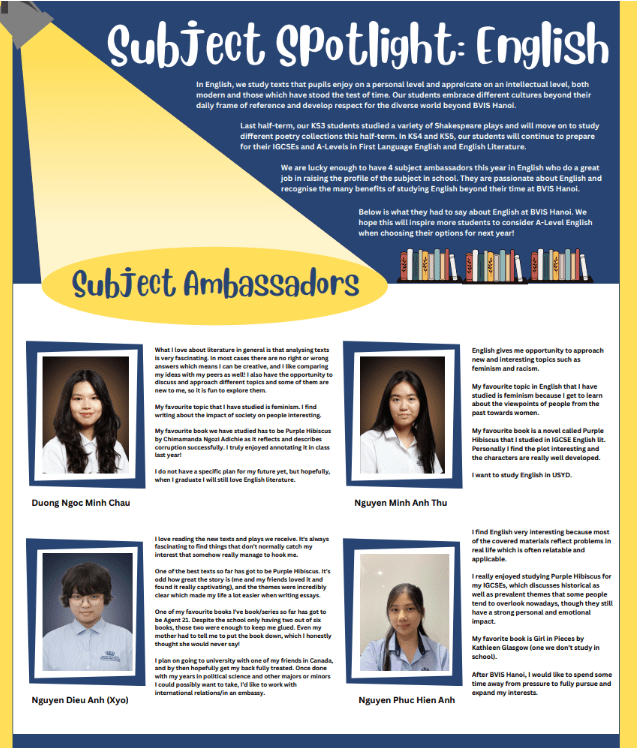 Weekly Updates on 10/05/2024 | BVIS Hanoi - Weekly Updates on 10-05-2024