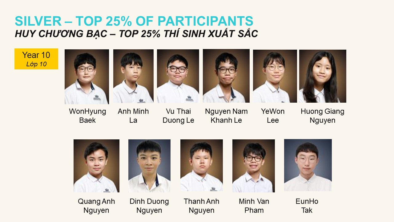 BVIS Hanoi students achieved phenomenal results at the UKMT Competition - BVIS Hanoi students achieved phenomenal results at the UKMT Competition