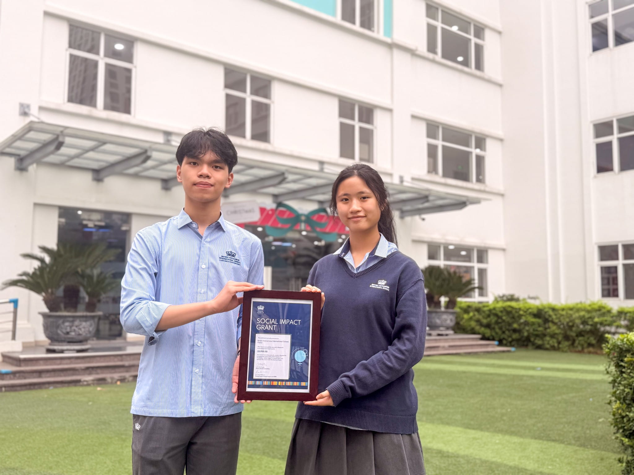 Học sinh BVIS Hà Nội nhận tài trợ quốc tế cho dự án tác động xã hội về dinh dưỡng - Lovientus