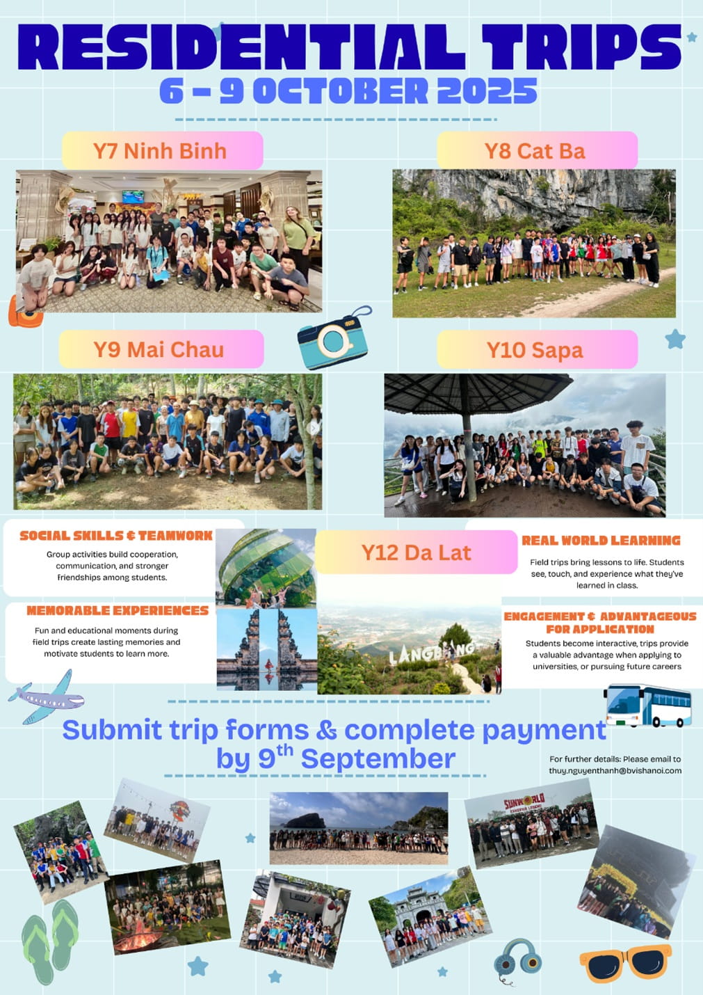 Thành Tích & Hoạt Động Học Sinh (03/09 - 05/09/2025) - Weekly Updates 05-09-25