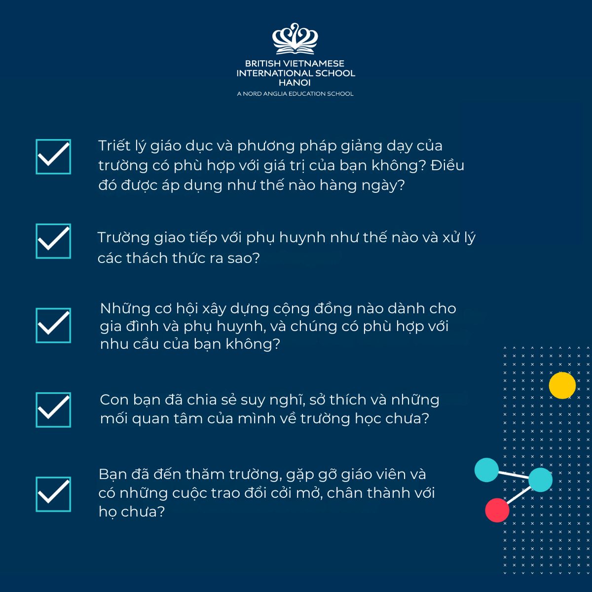 Tìm trường học phù hợp: Những câu hỏi phụ huynh nên đặt ra - The Right Questions to Ask When Looking for a Good School