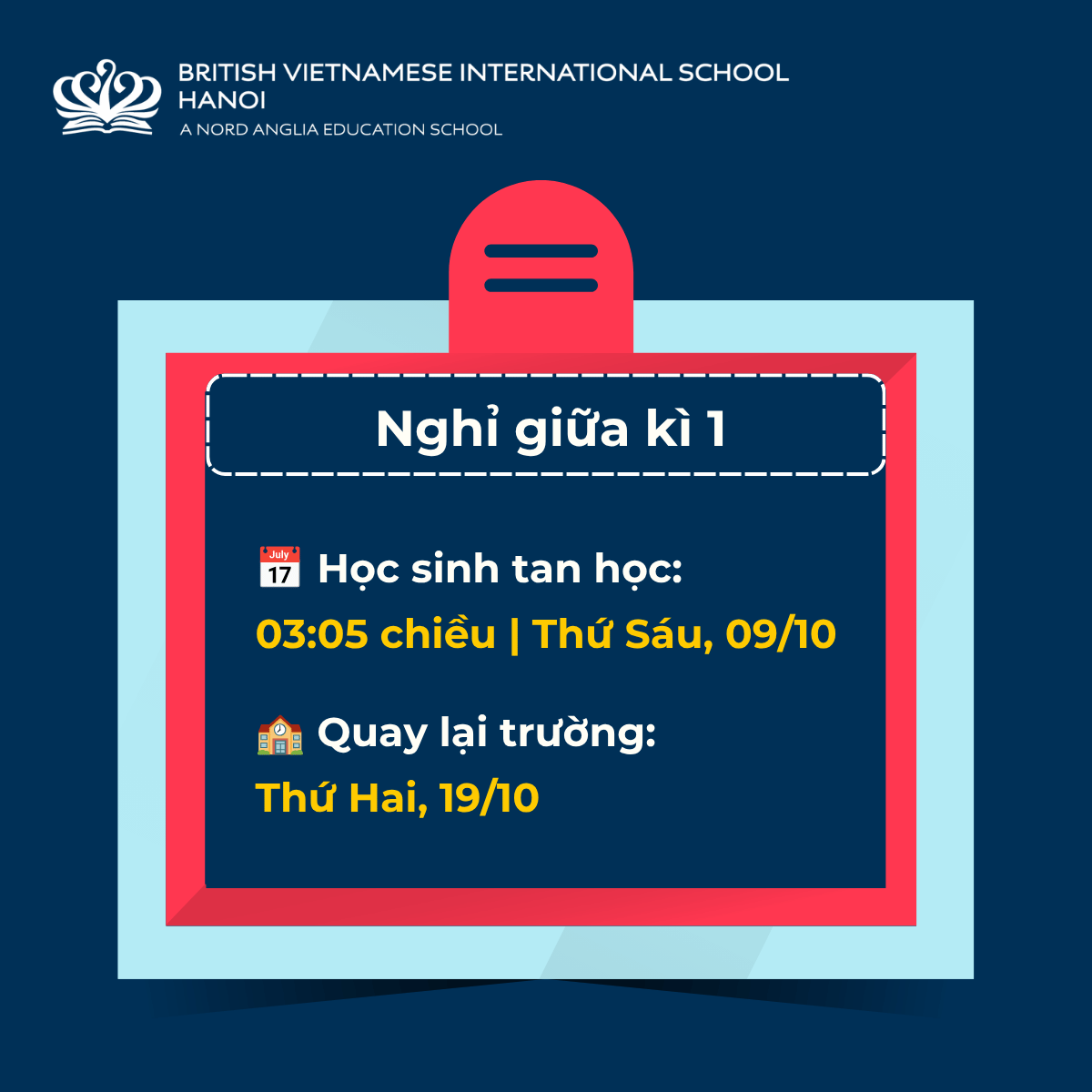 Thành Tích & Hoạt Động Học Sinh (05/10 - 09/10/2026) - Weekly Updates 09-10-26