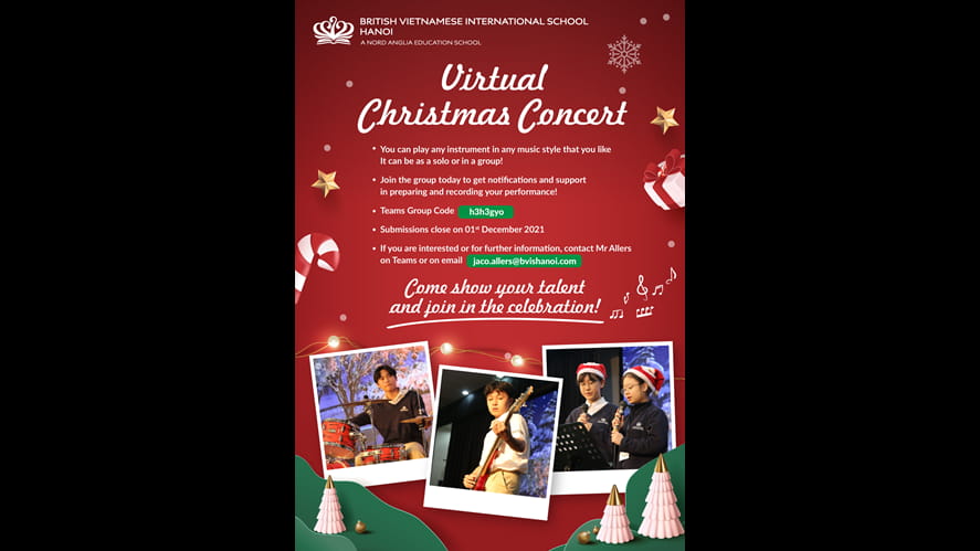 Virtual Music Concert Poster