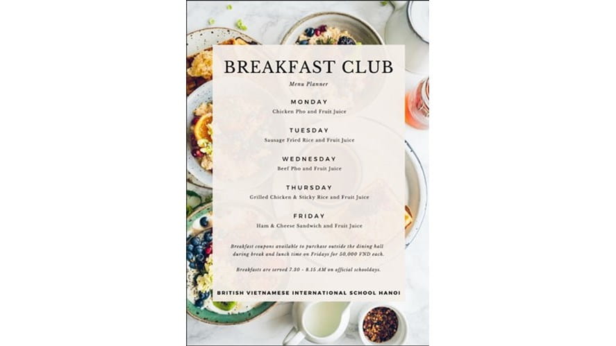 Cập nhật Thông tin Tuần khối Trung học (14/09-18/09)-secondary-weekly-update-14-09-18-09-Breakfast club