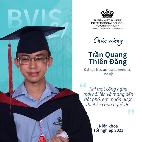 Thien Dang Success Story| BVIS HCMC  - Thien Dang University Offer