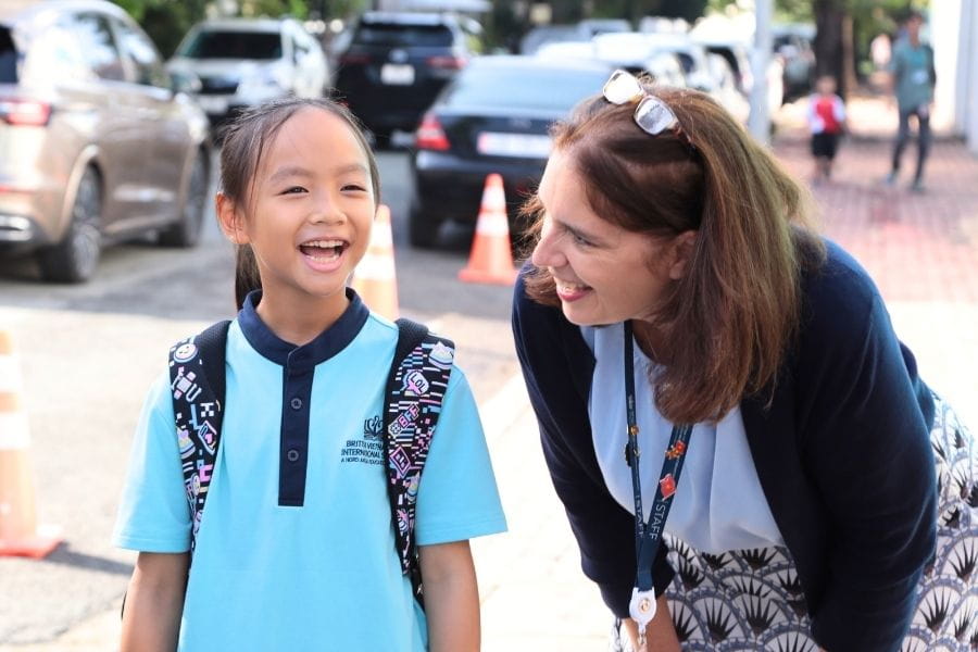 BVIS HCMC Principal and Student