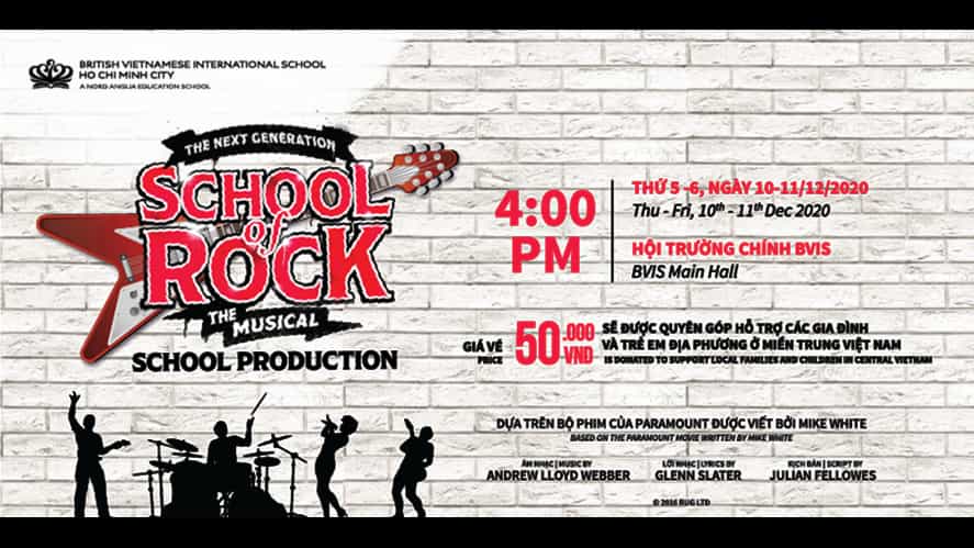 Tưng bừng nhạc kịch Khối Trung Học Rock Học Đường-secondary-production-school-of-rock-School of Rock 20202 Gate Banner