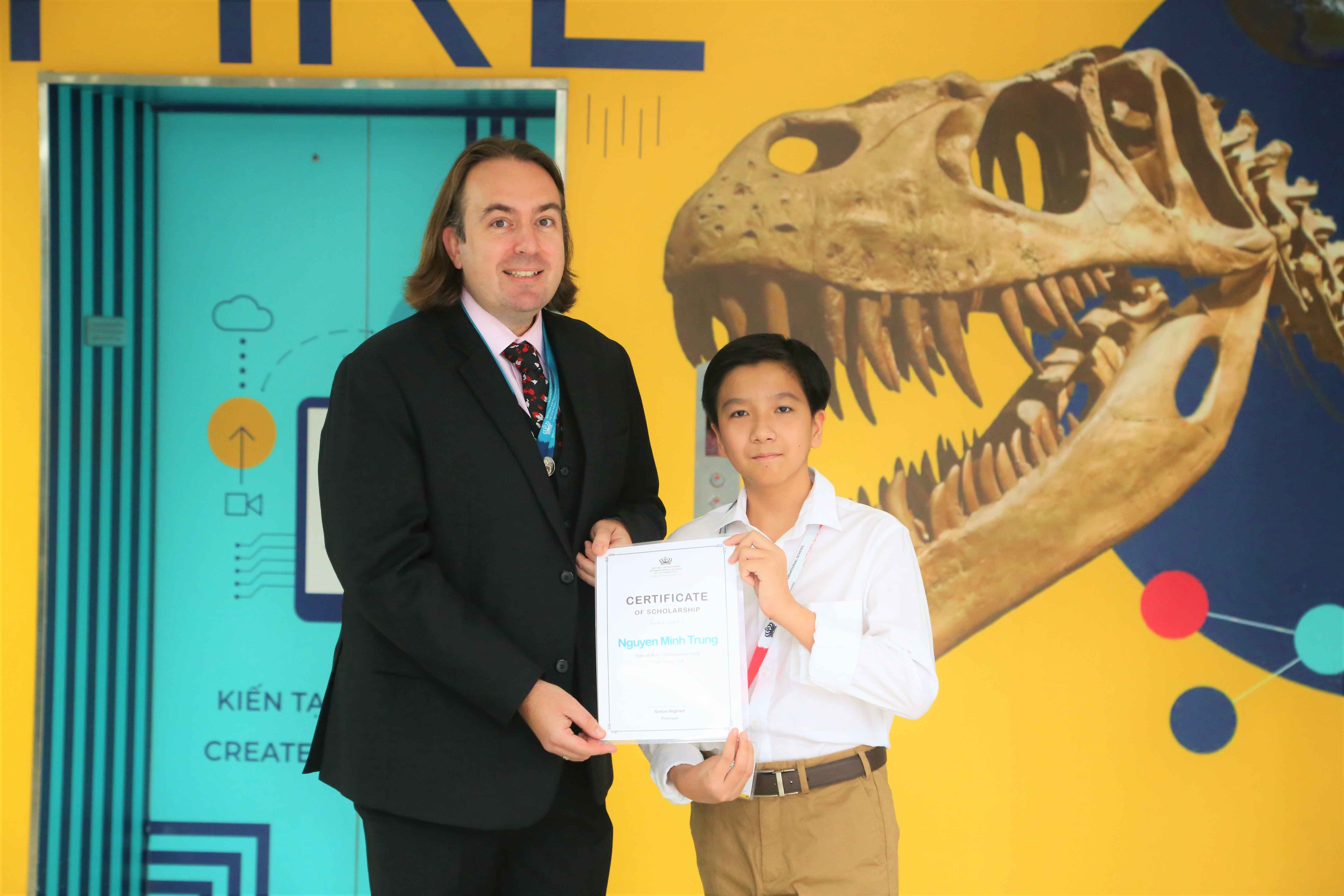 Congratulations Nguyen Minh Trung on your achievement in gaining a Secondary Merit Scholarship for the academic year 2022-2023 - A Secondary Merit Scholarship For The Academic Year 2022 2023