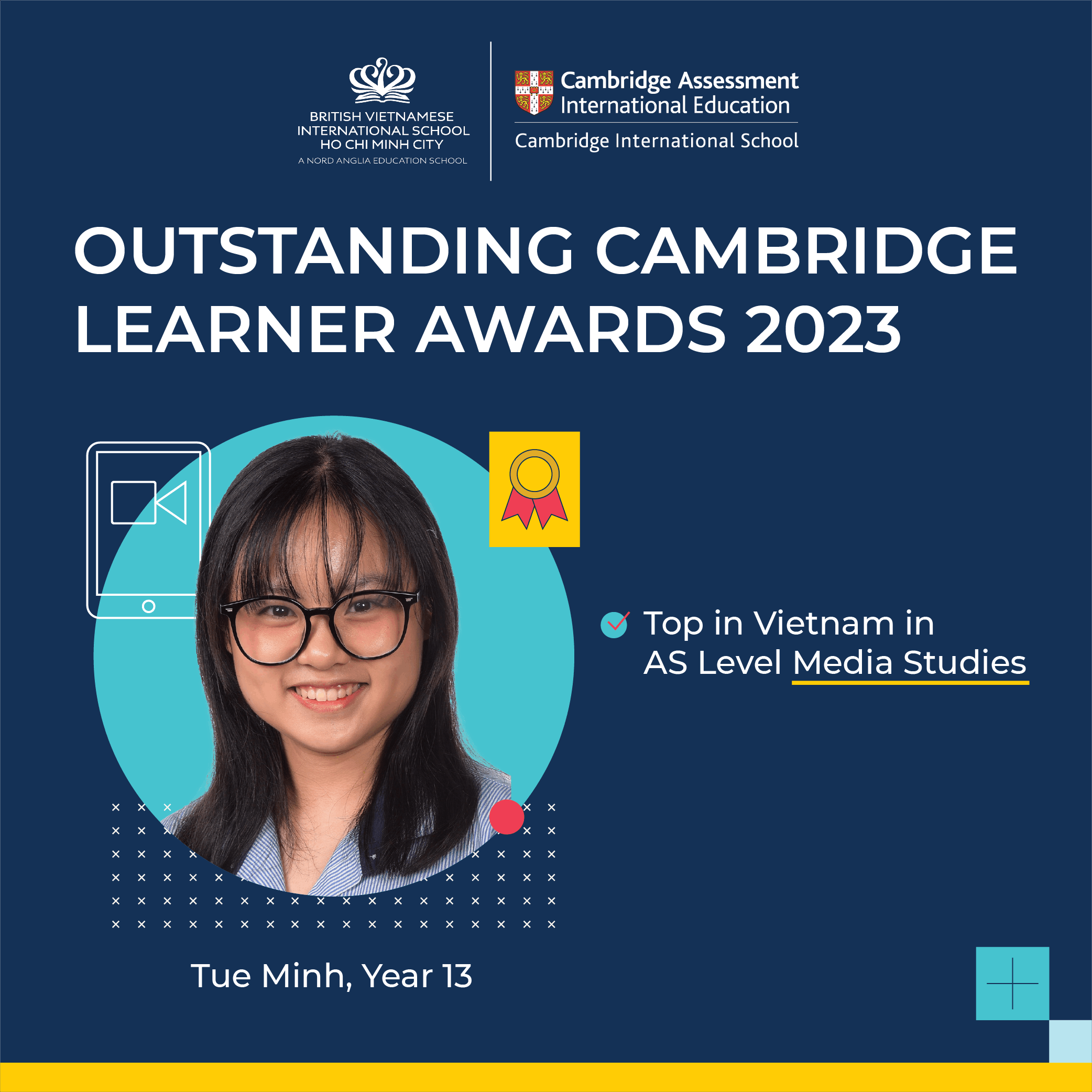 BVIS students achieved the Outstanding Cambridge Learner Awards with the top in Vietnam results - Carousel For News Detail