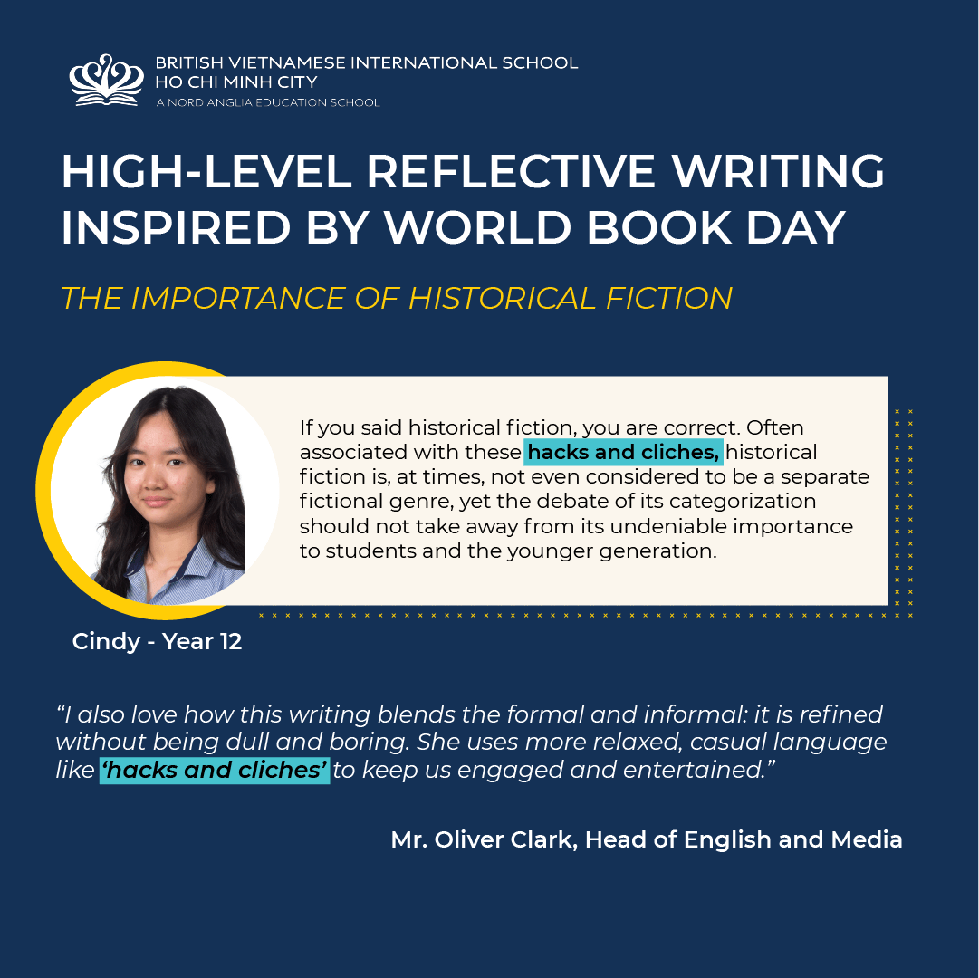 High-level reflective writing inspired by World Book Day - Carousel For News Detail