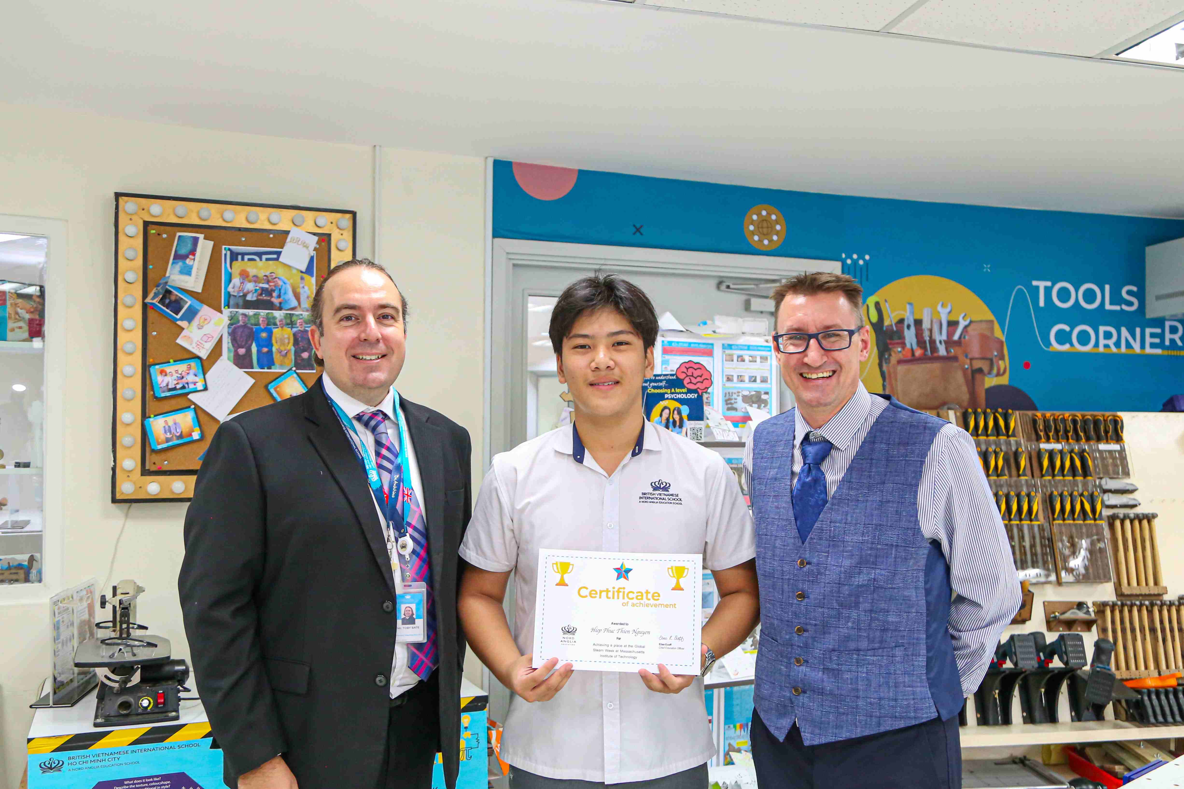 Congratulations to Phuc Thien, Year 9, for being offered to attend the NAE-MIT STEAM in the USA by the Massachusetts Institute of Technology! - Phuc Thien Year 9 being offered to attend the NAE-MIT STEAM in the USA