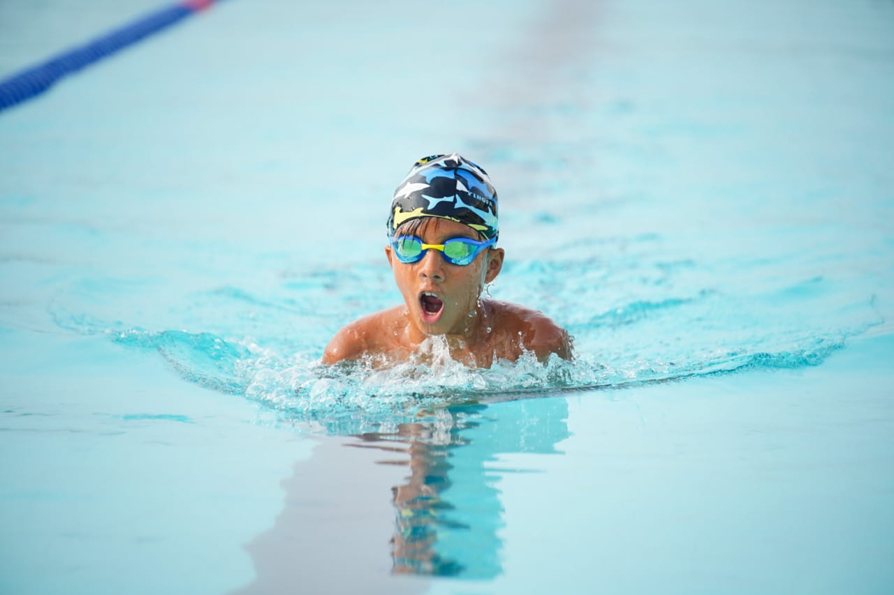 Our Bulldog Team had an excellent week at U11 FOBISIA Friendly Games 2024 - Swimming Athletics