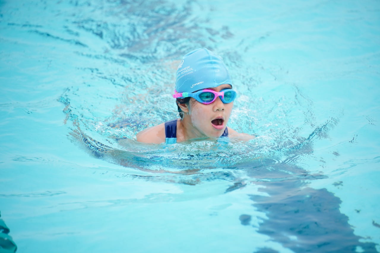 Our Bulldog Team had an excellent week at U11 FOBISIA Friendly Games 2024 - Swimming Athletics