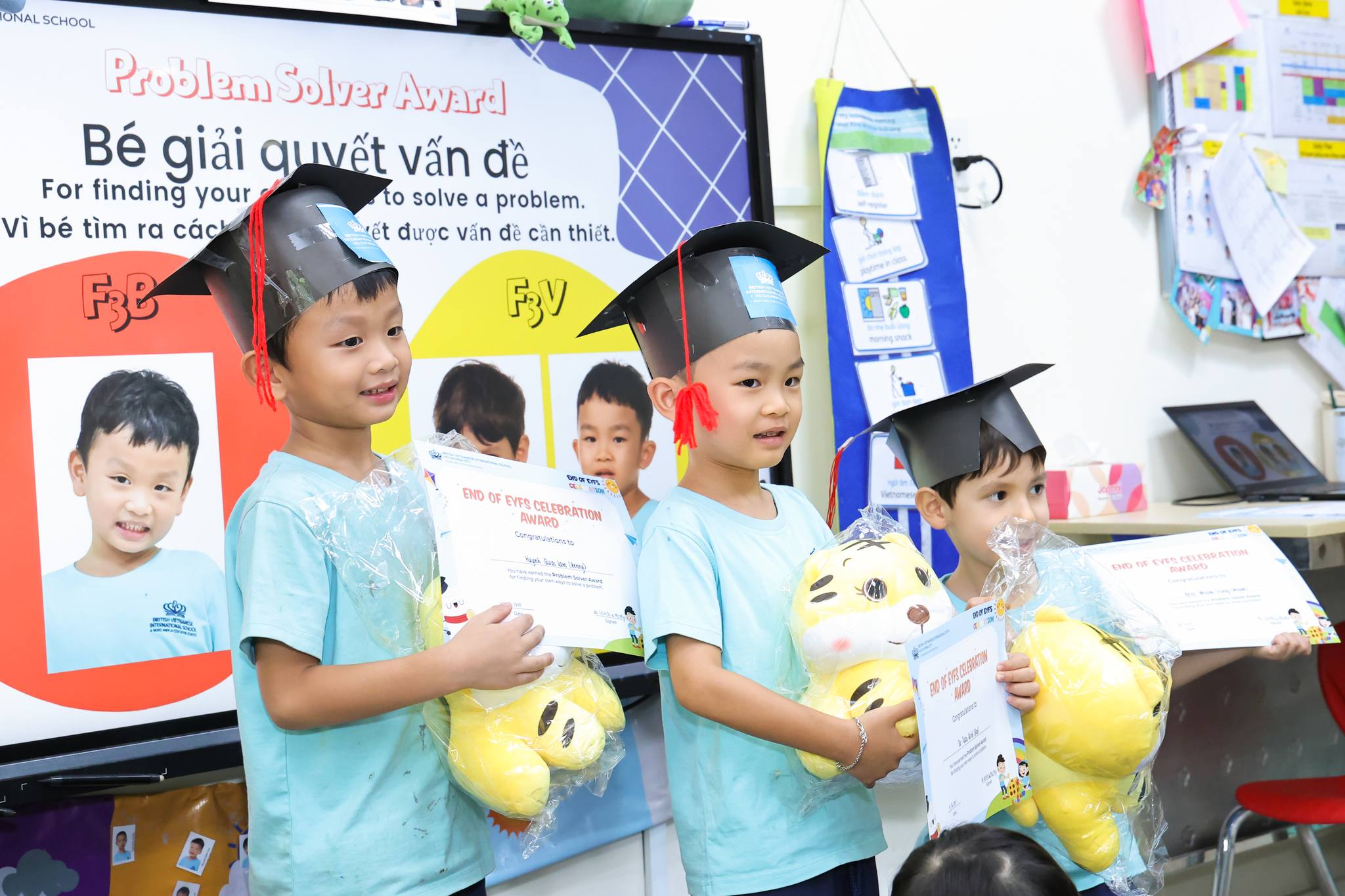 Chúc mừng các bé F3 xuất sắc hoàn thành Chương trình khối Mầm non - Carousel For News Detail