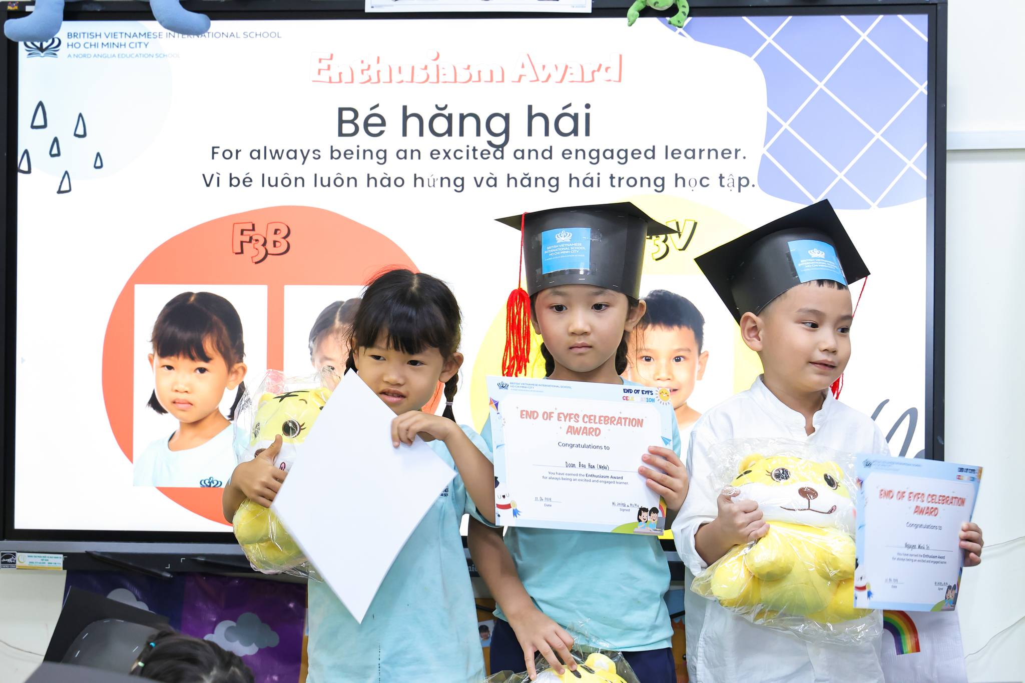 Congratulations to our outstanding F3 students on completing the EYFS programme - Carousel For News Detail