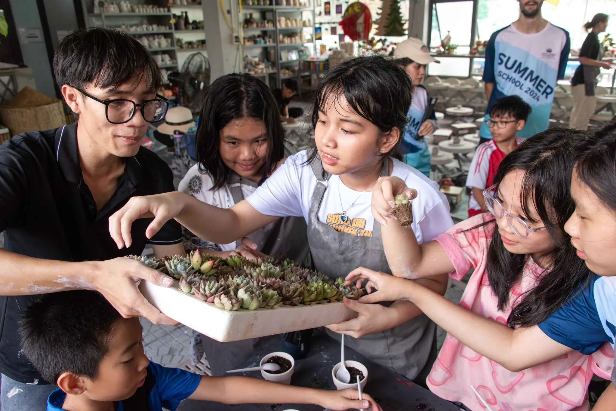 Summer School 2024 | Our students challenge their archery skills at the Archery Tag venue - Carousel For News Detail