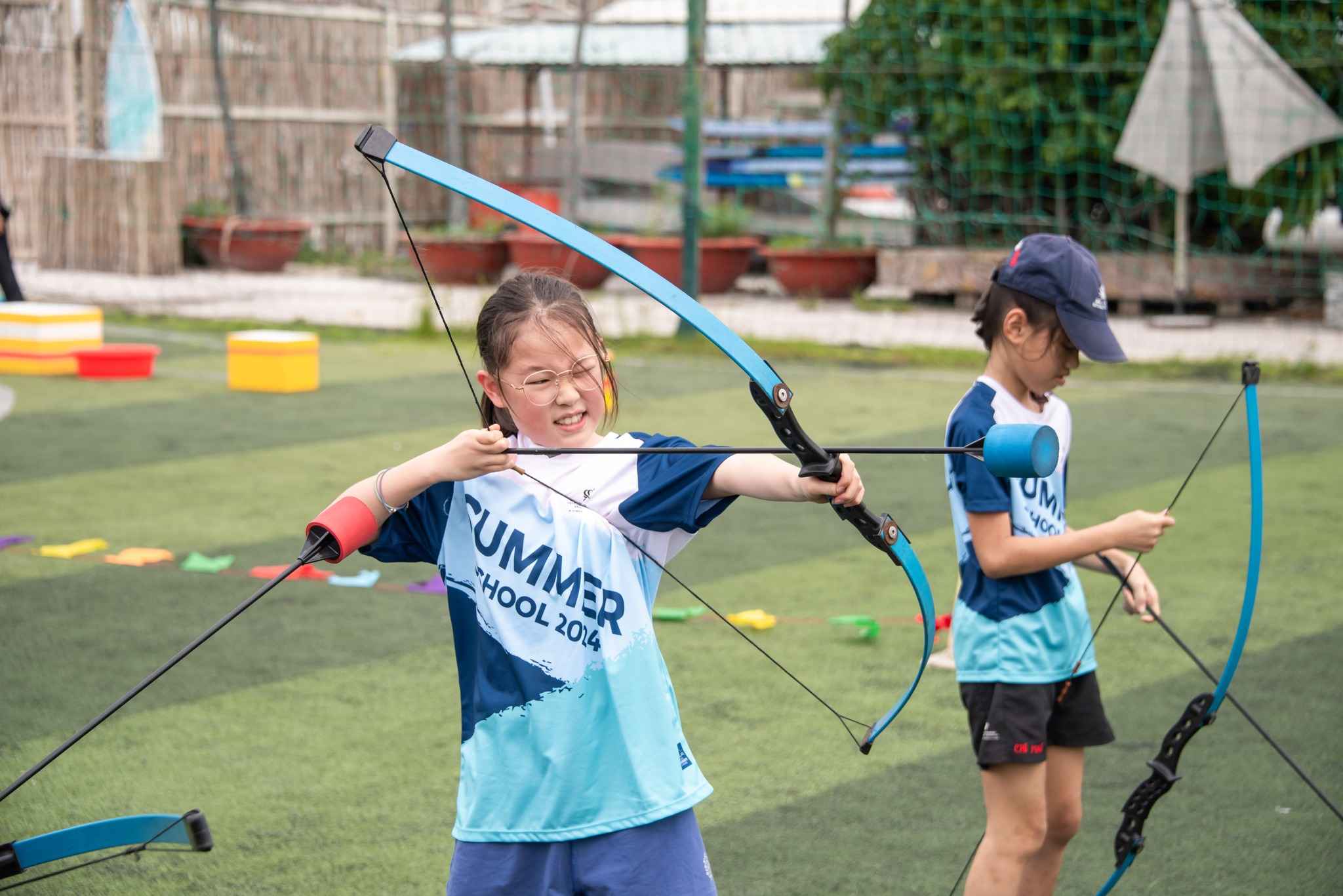 Summer School 2024 Our students challenge their archery skills at the