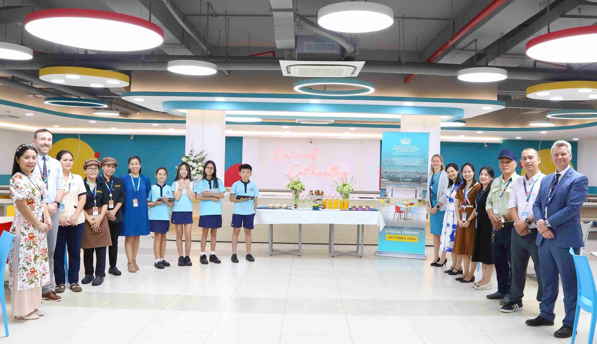 Khánh thành nhà ăn khối tiểu học: Cơ hội tri ân đội ngũ nhân viên tận tâm của BVIS - Primary Canteen Opening A Chance to Honor the Dedicated Staff of BVIS