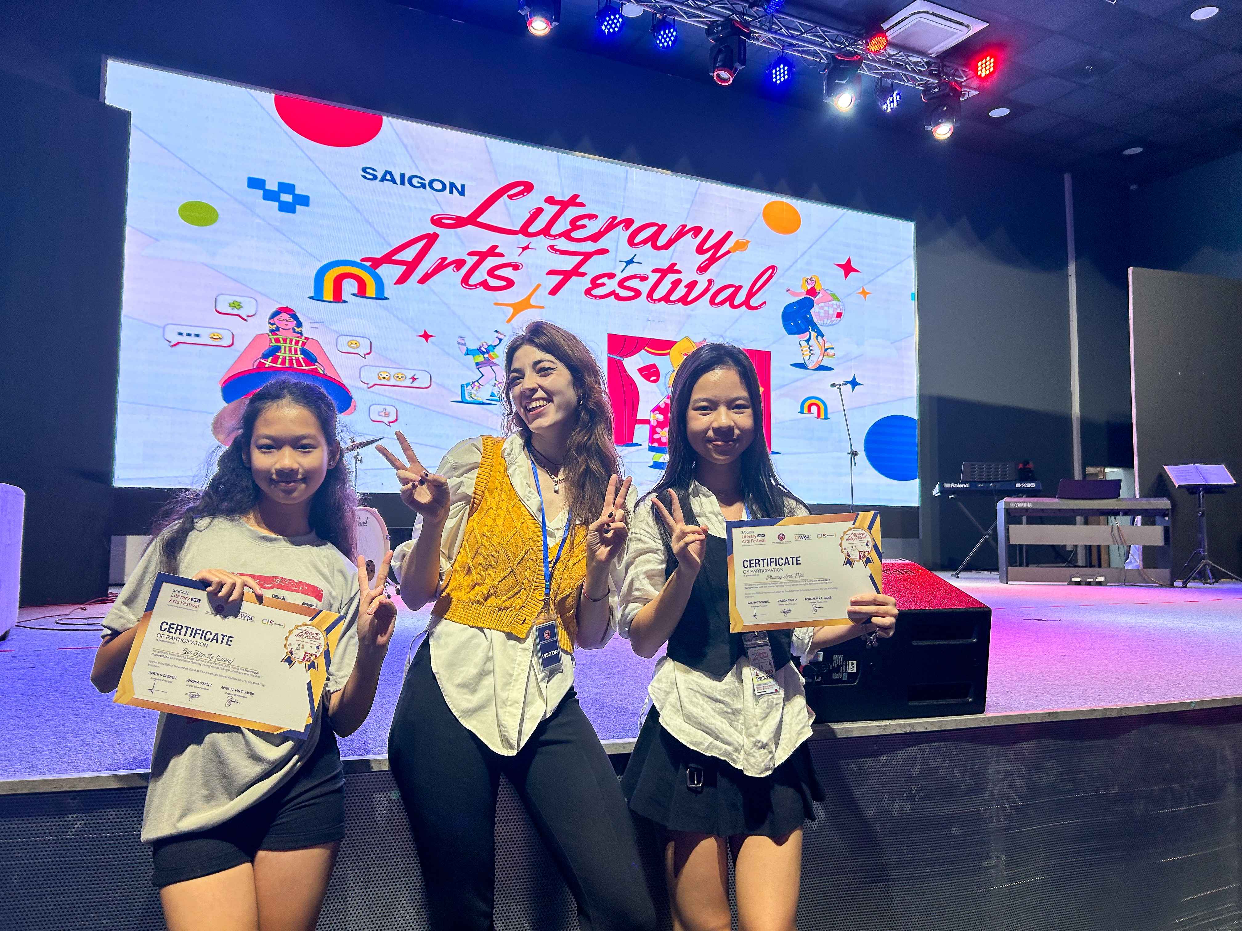 BVIS students triumph at the Saigon Literary Arts Festival 2024 - Carousel For News Detail