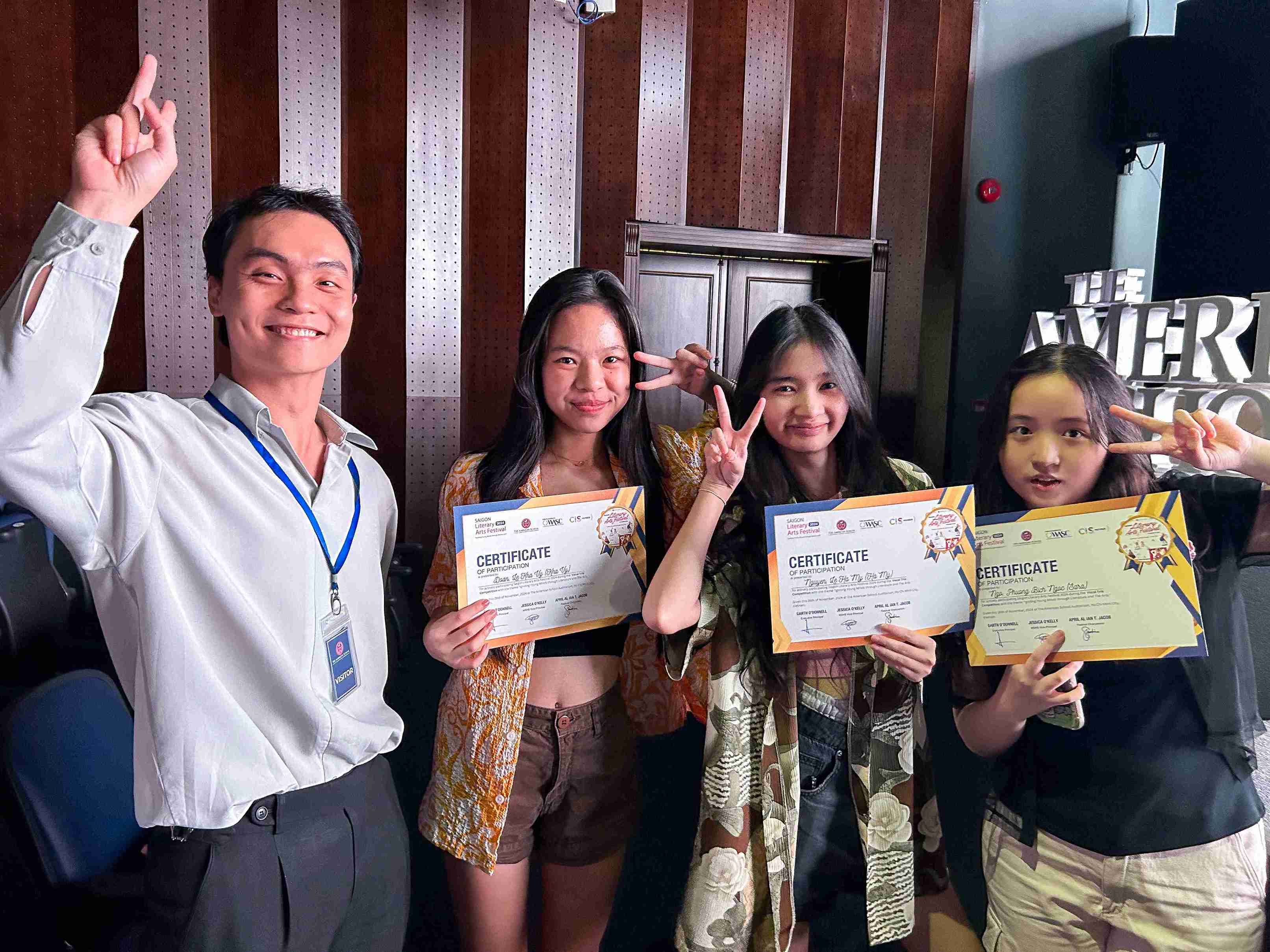 BVIS students triumph at the Saigon Literary Arts Festival 2024 - Carousel For News Detail