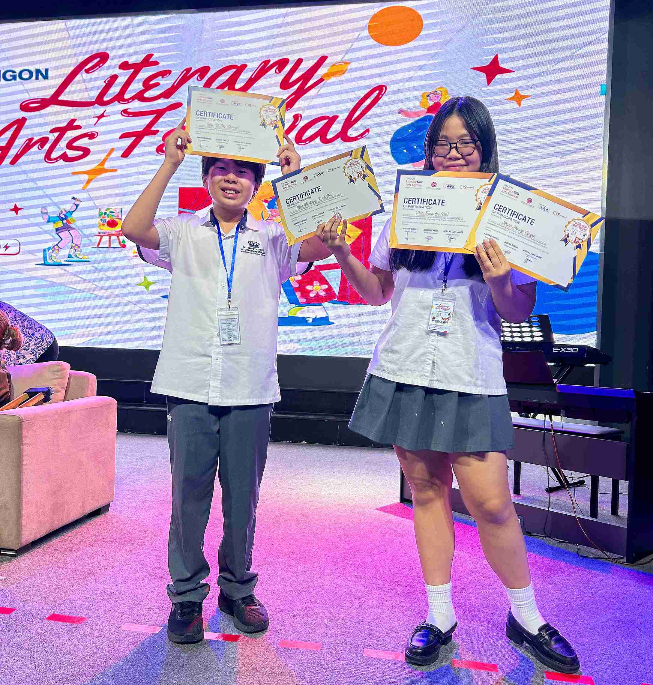 BVIS students triumph at the Saigon Literary Arts Festival 2024 - Carousel For News Detail
