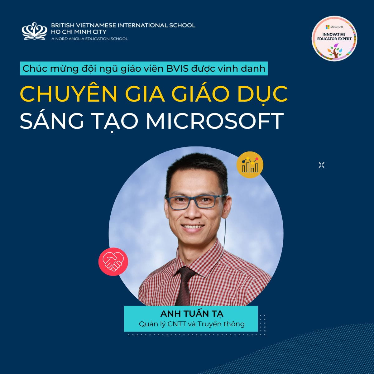 Cột mốc công nghệ mới: BVIS chính thức trở thành Trường học Điển hình Microsoft năm học 2025–2026 - VI