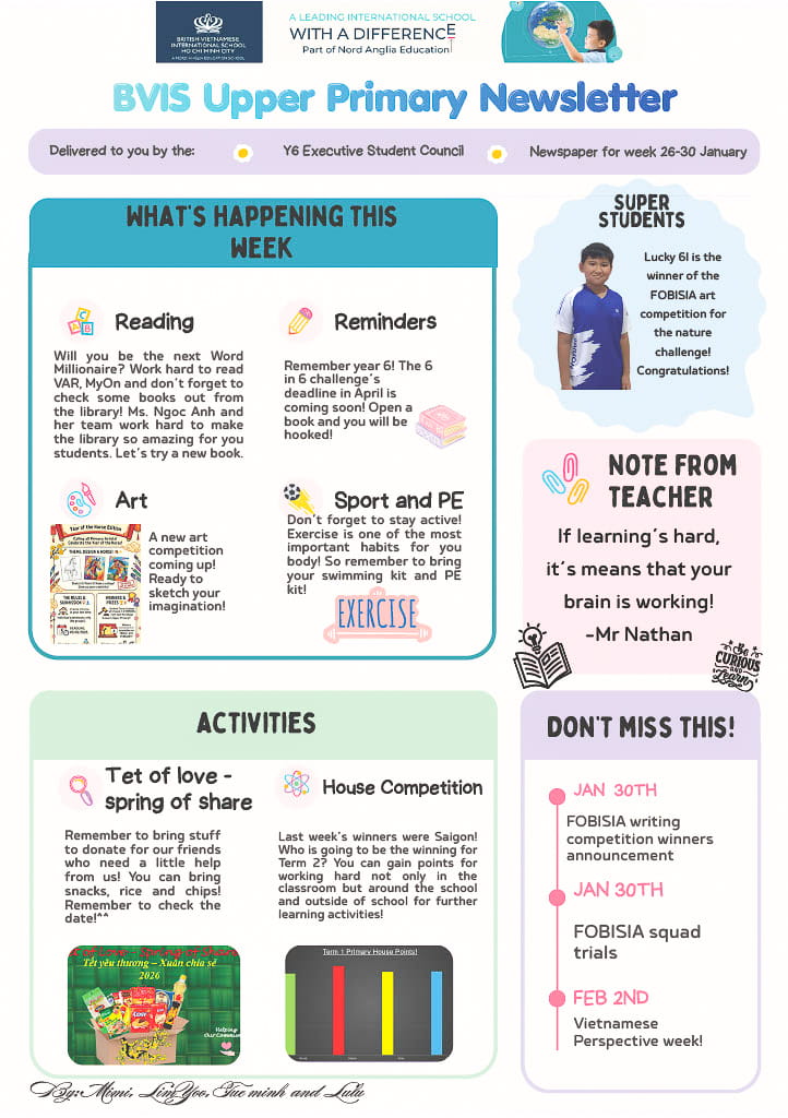 Tiêu Điểm Trong Tuần 30/01/2026 - Weekly Highlights 30 01 2026