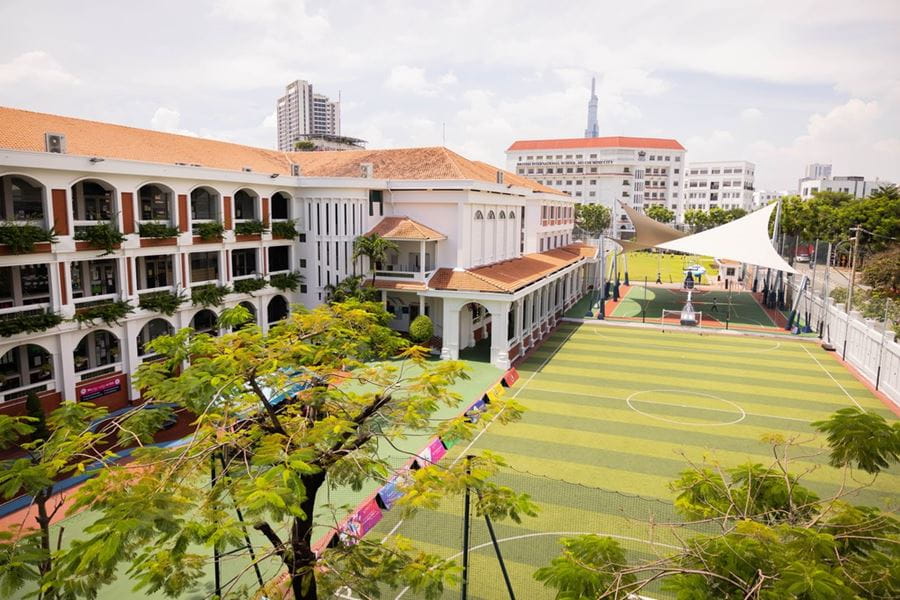 Không gian xanh của trường BIS