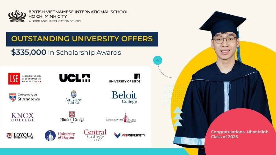 Outstanding international examination results and university offers received by BVIS students
