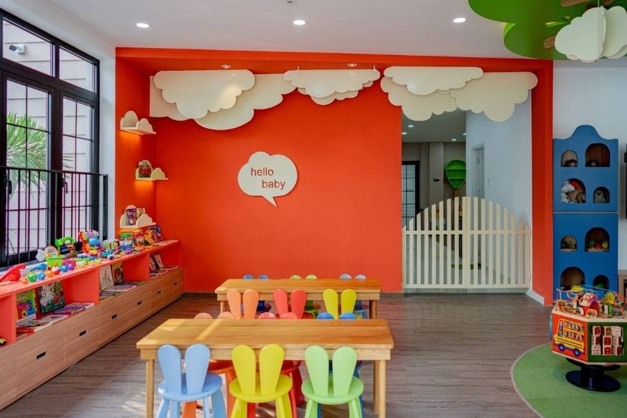 Không gian lớp học Trường Mầm non Quốc tế Kindy City