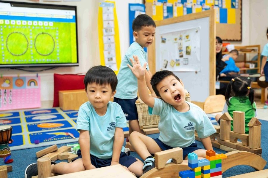 Children developing essential life skills through hands-on learning experiences