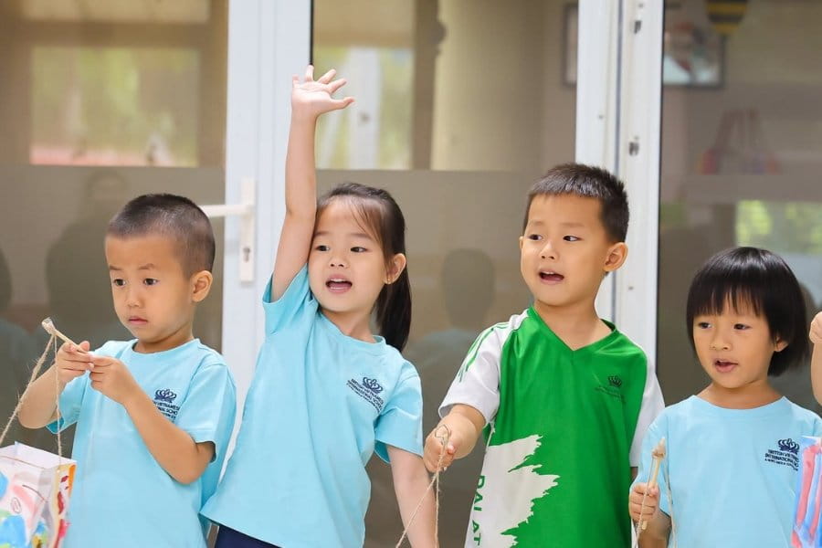 The children are confident