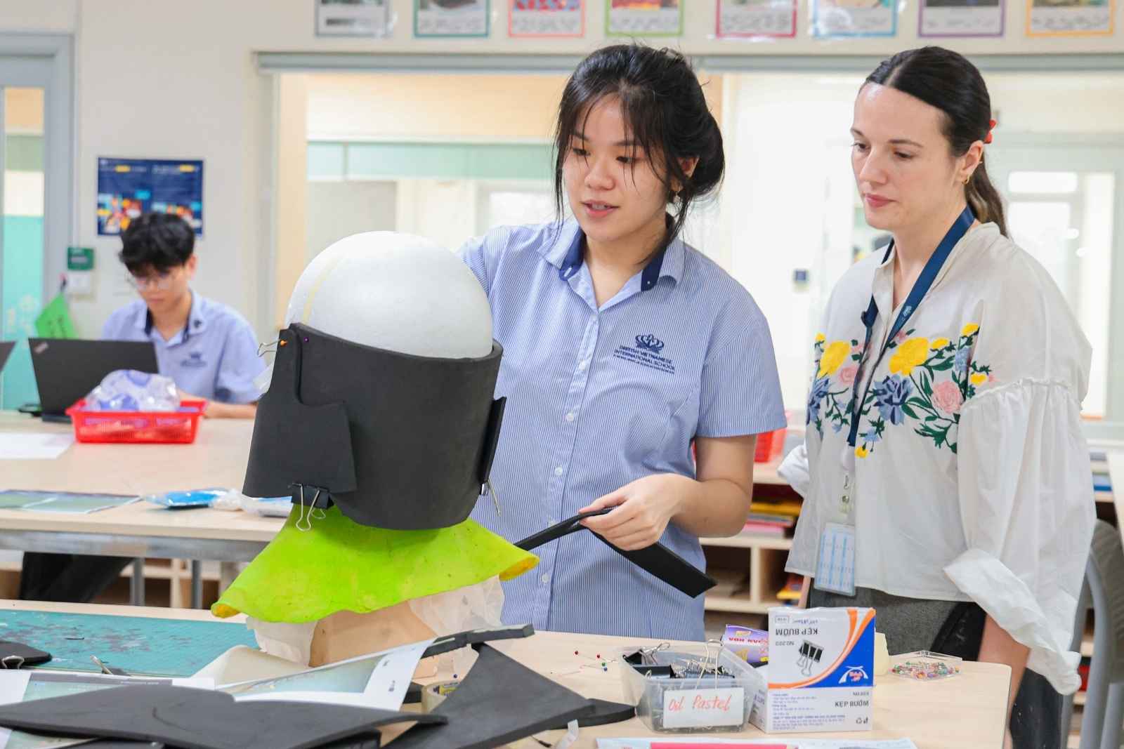 BVIS HCMC Shrek performance preparation
